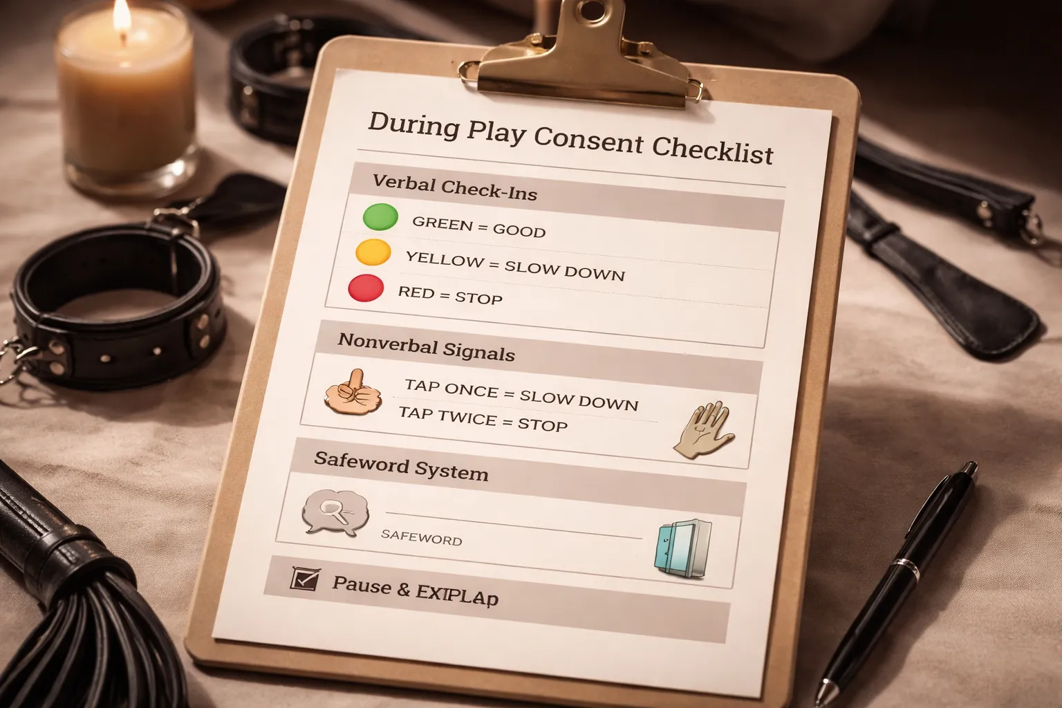 Communication Skills for Beginners: During Play (Check-Ins, Nonverbal Cues, and Consent in Real Time)