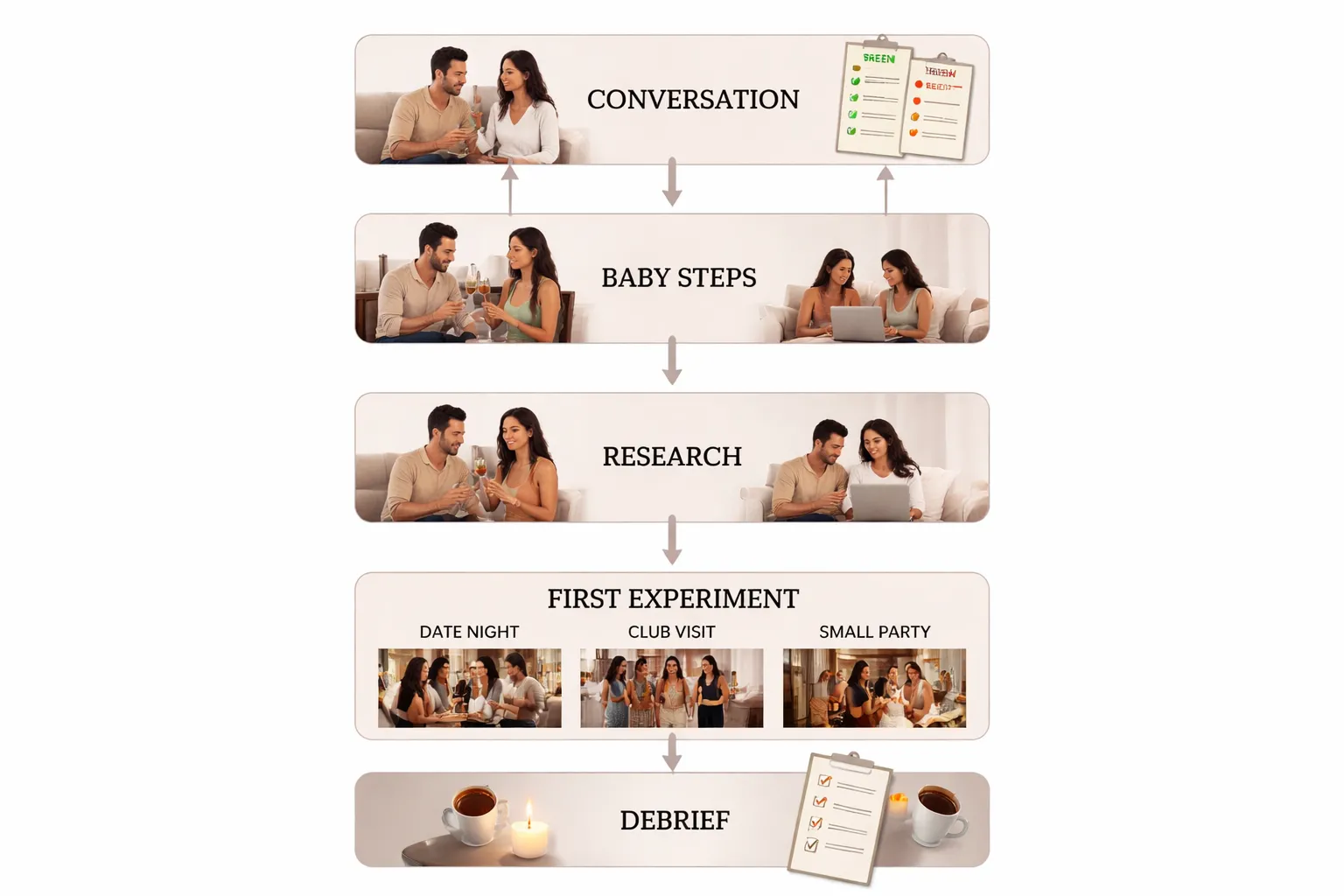 Low-Pressure Ways to Explore Together (If You Both Want To)