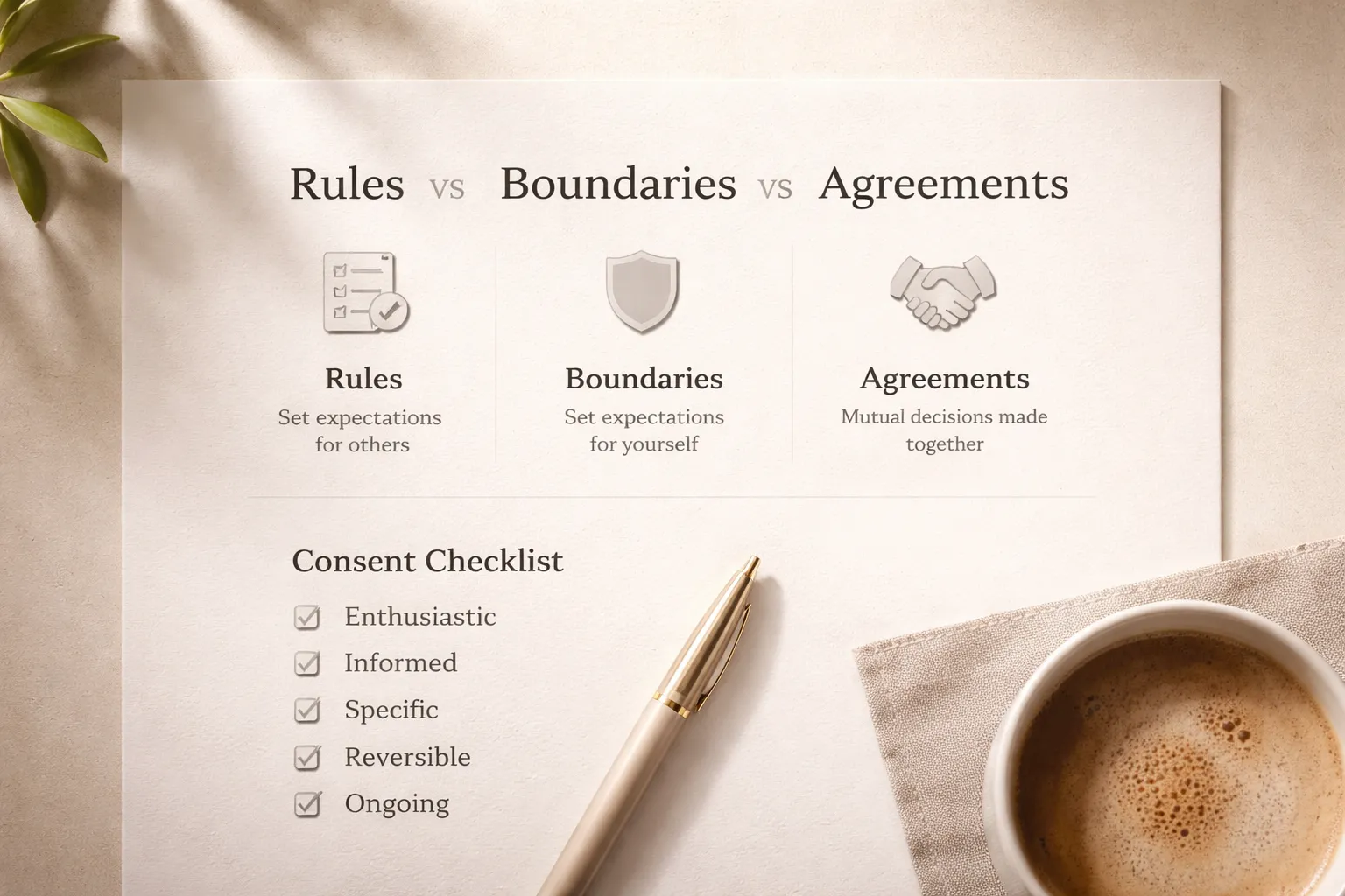 Rules, Boundaries, and Consent: The Foundation of Participation