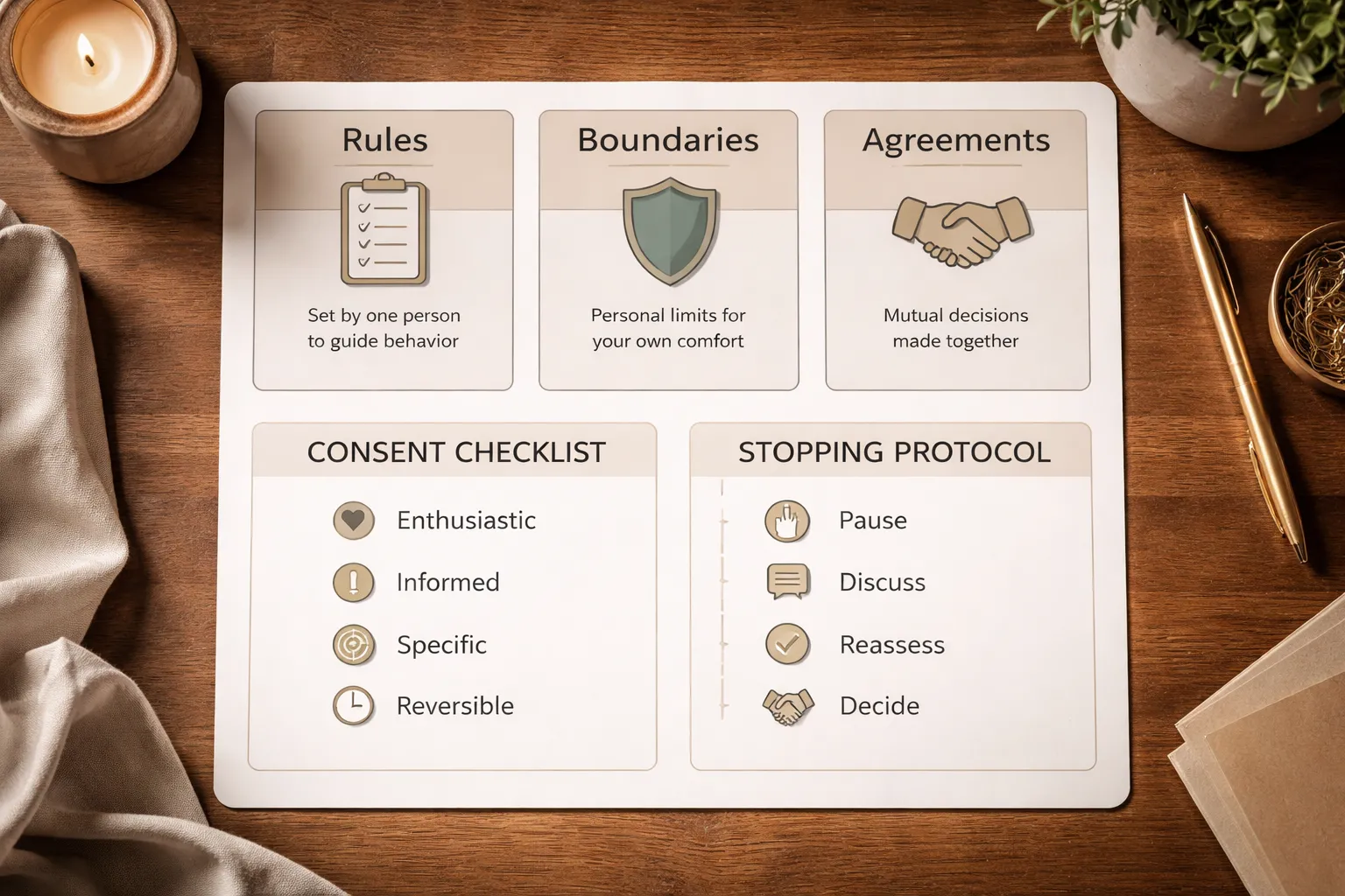 Rules, Boundaries, and Consent: The Foundation of the Lifestyle