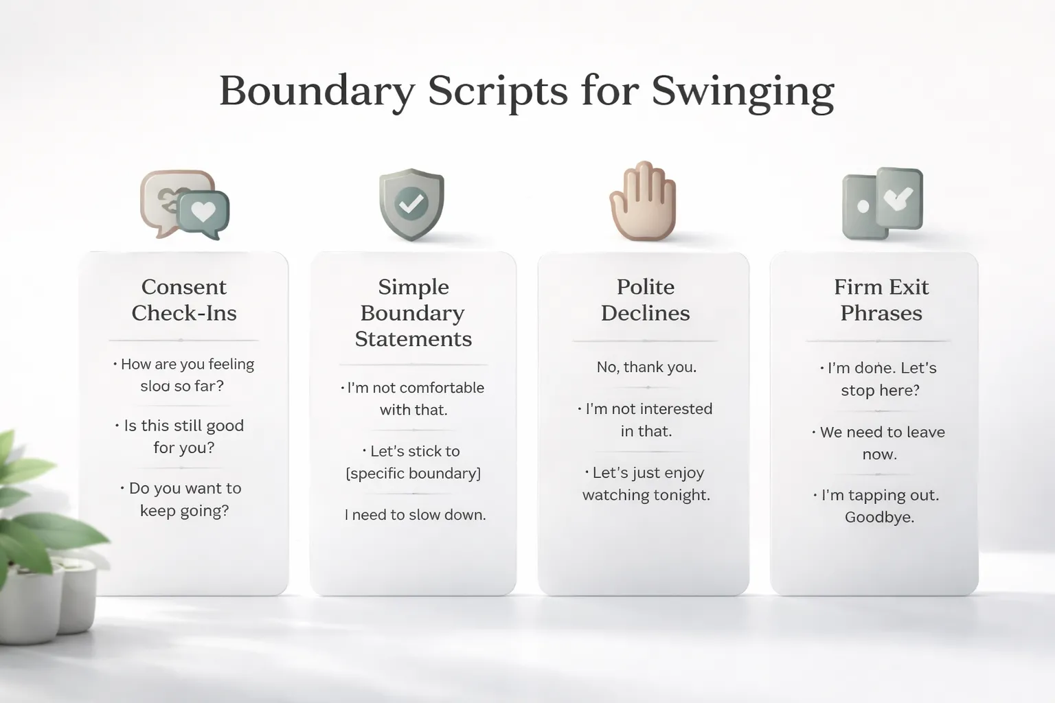 Scripts and Phrases: How to State Boundaries, Negotiate, and Say No (Without Awkwardness)