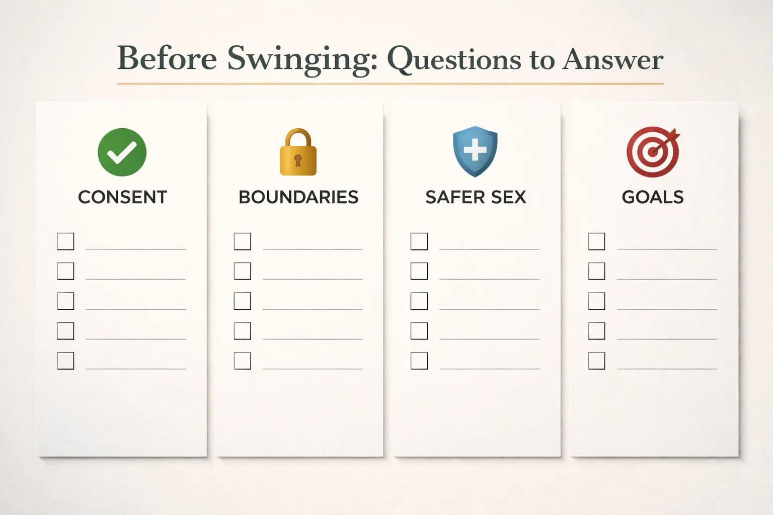 What Are the Questions Couples Should Ask Before Swinging?
